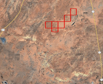 Image-mobile-cygnus-361x294 Site map over aerial image of landscape.