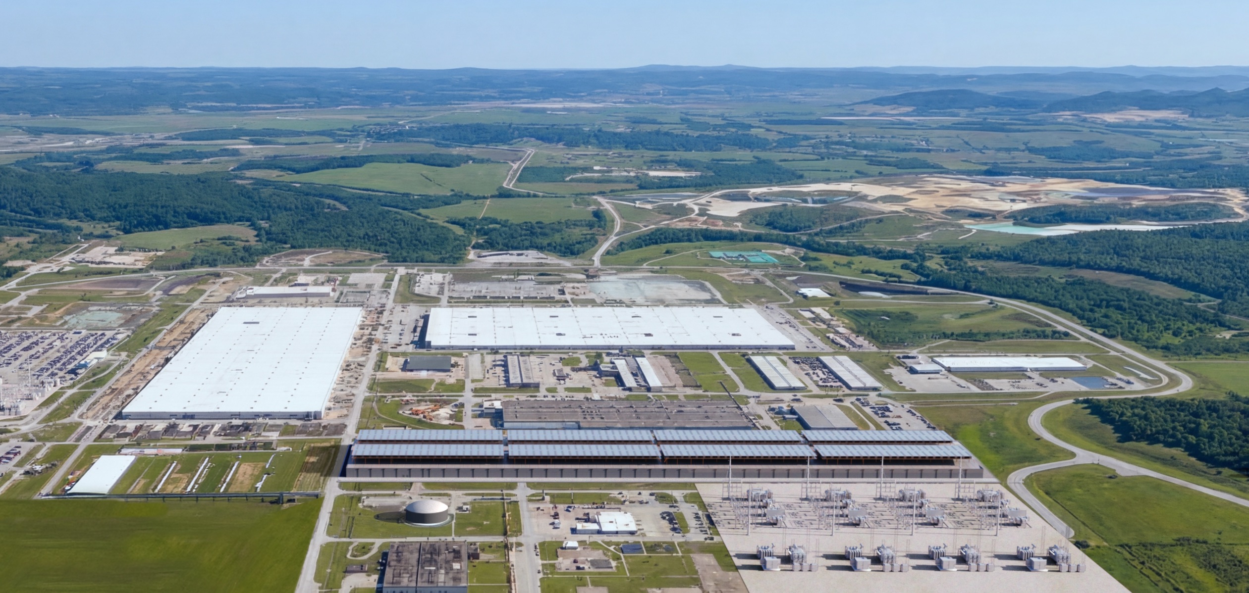 Render of the future data center.